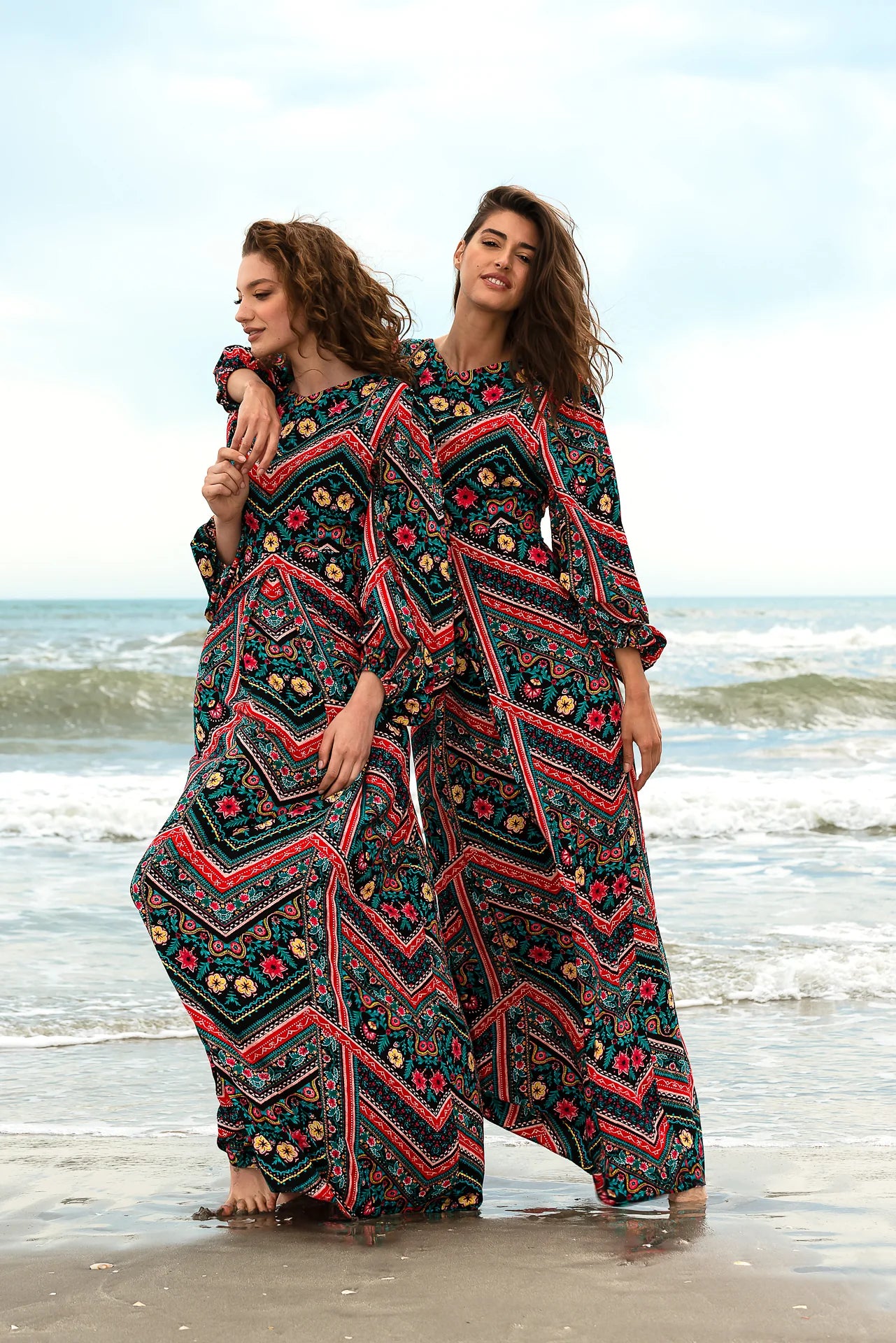 Rochie Lunga Zig Zag
