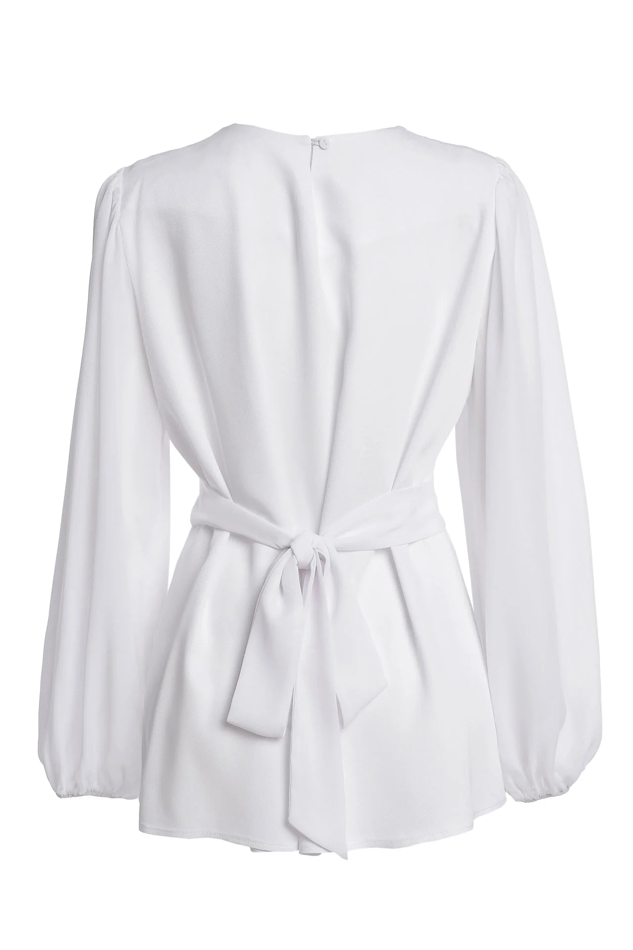 Bluza Alba cu Corset Integrat