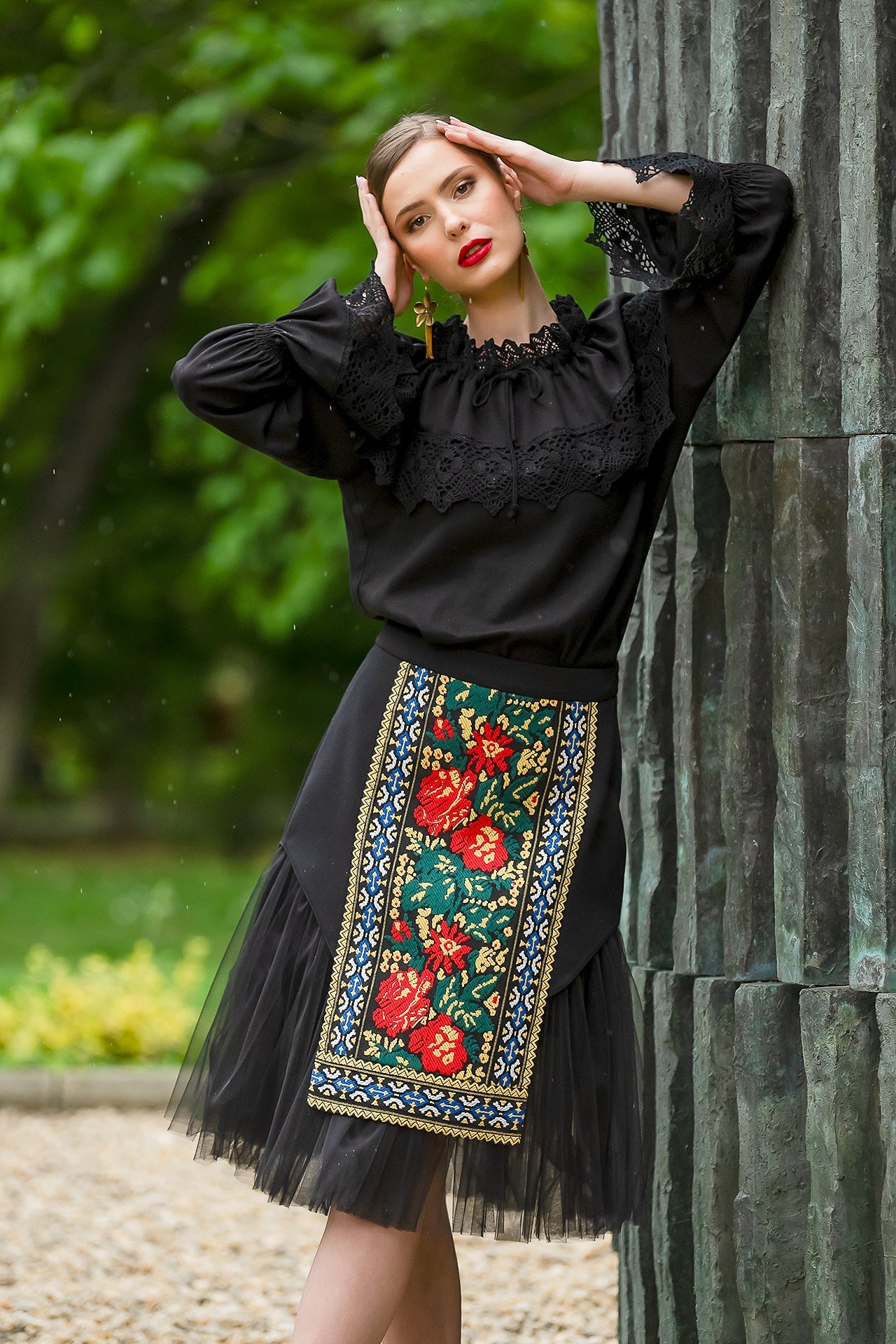 Fusta Cu Fota si Tulle