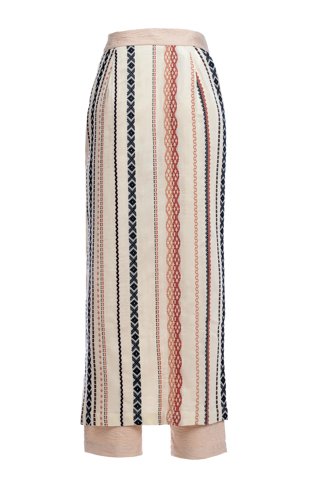 Pantaloni Crem cu Oprege