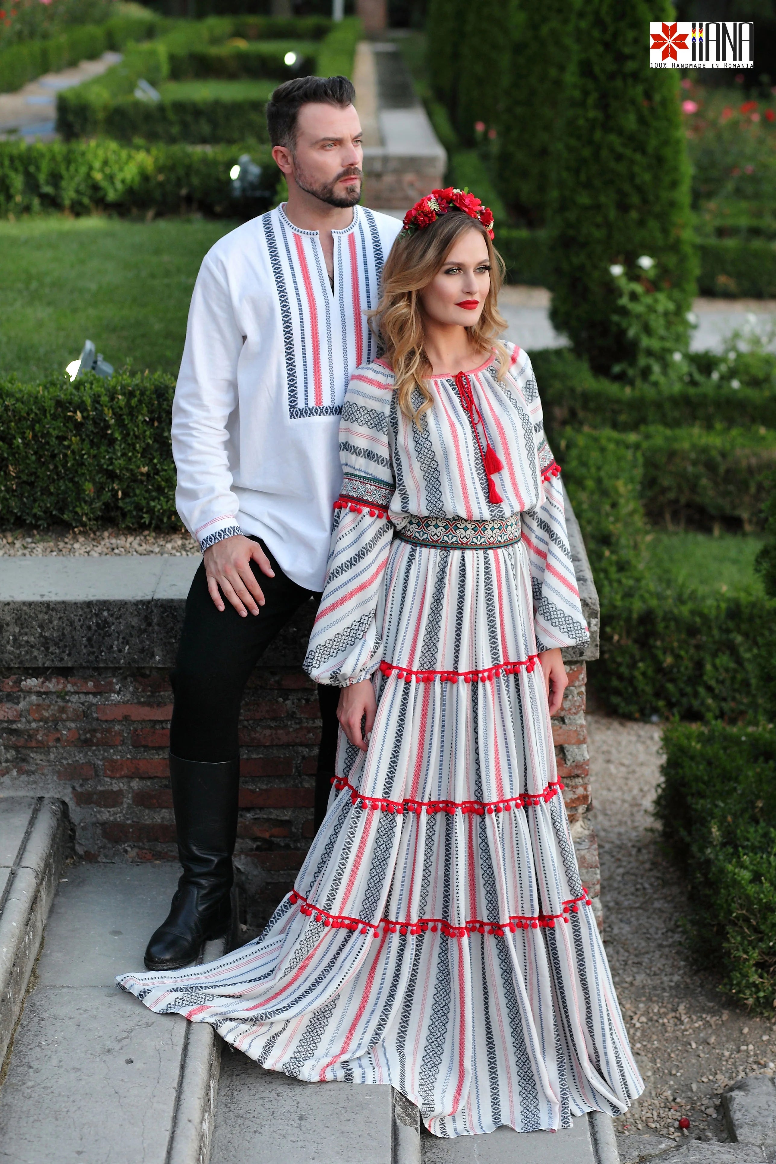 Rochie Boho Populara Stilizata cu Motive Traditionale
