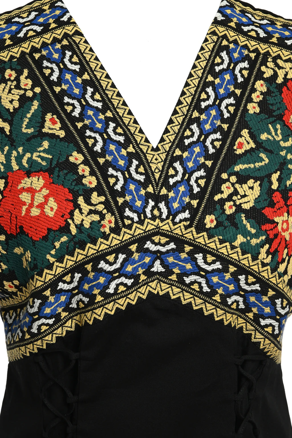 Bluză kimono Zen cu jacquard etnic țesut