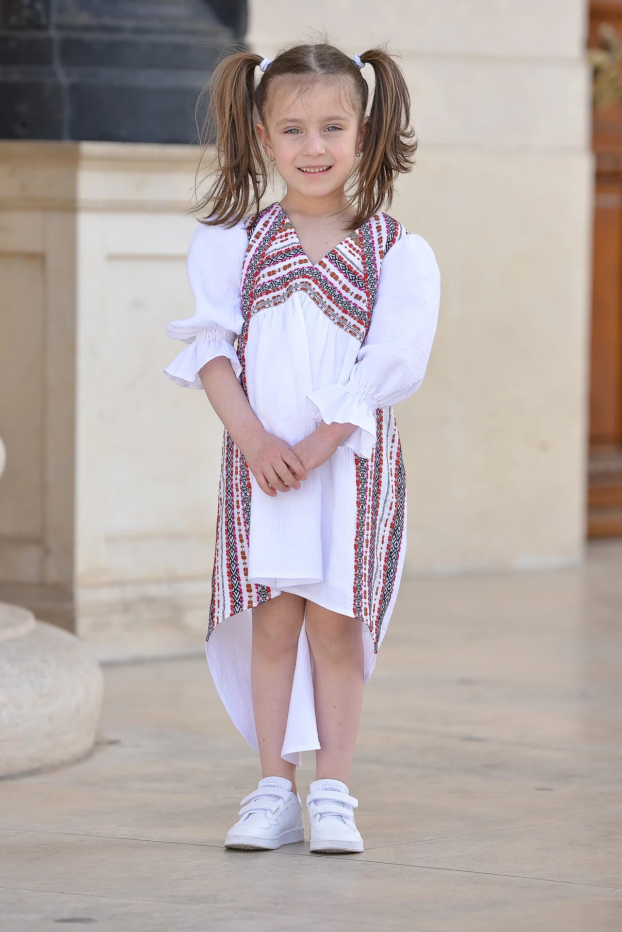 Rochita traditionala fetite Alba Agata 9 luni - 7 ani