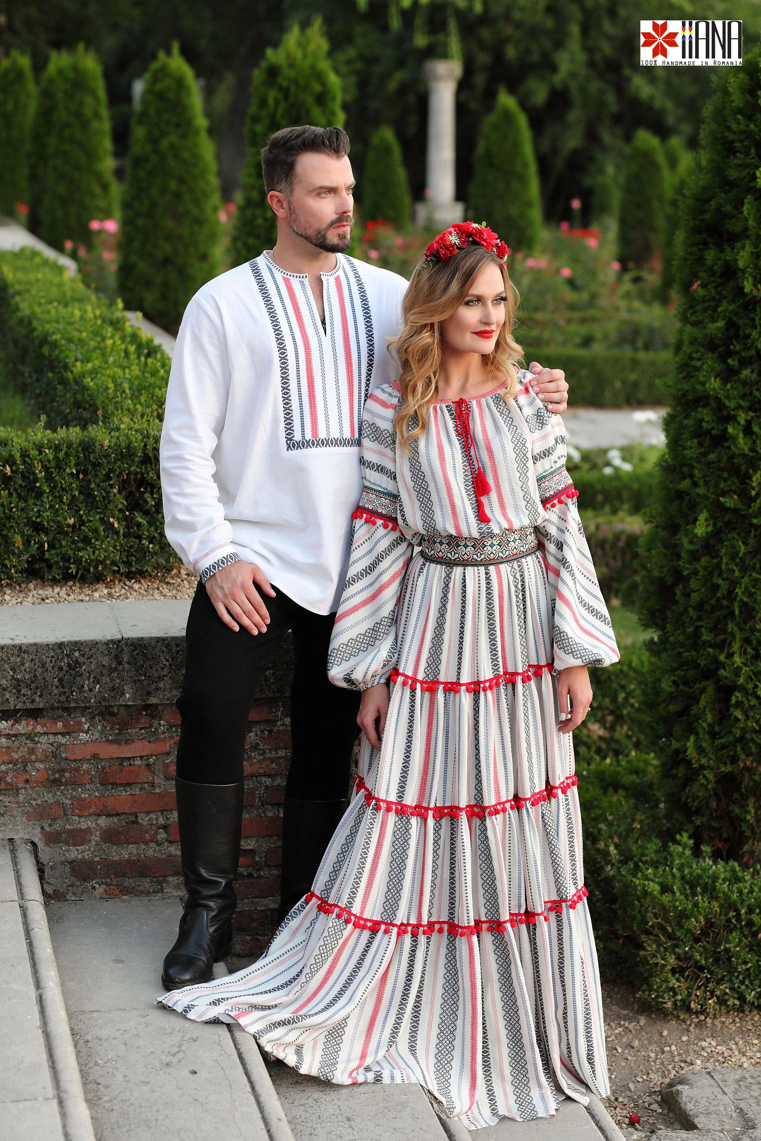 Rochie Boho Populara Stilizata cu Motive Traditionale