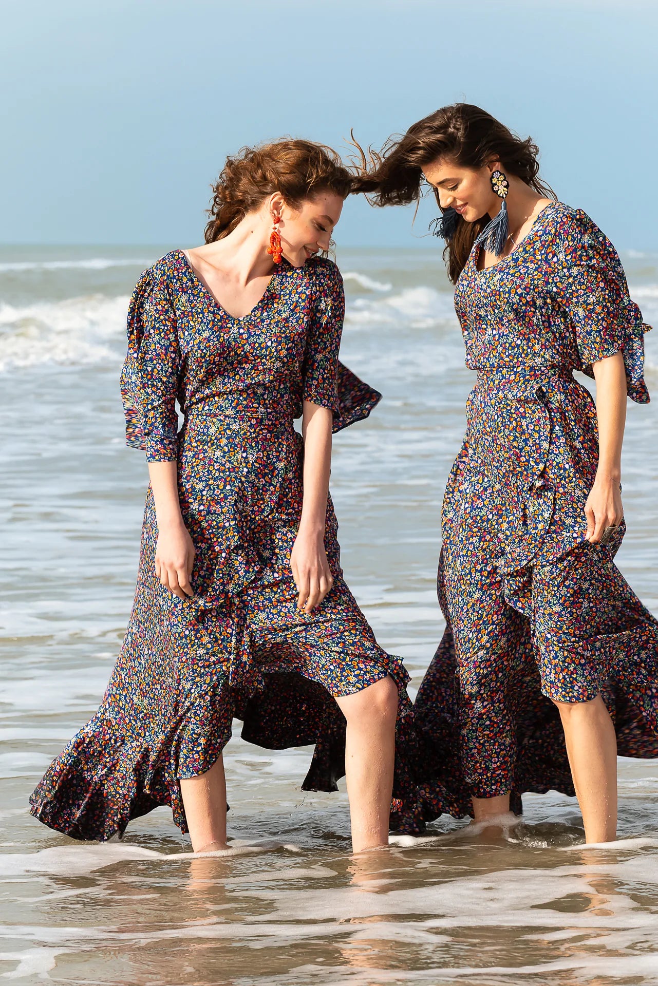 Rochie Inflorata cu Trena