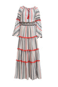 Rochie Boho Populara Stilizata cu Motive Traditionale
