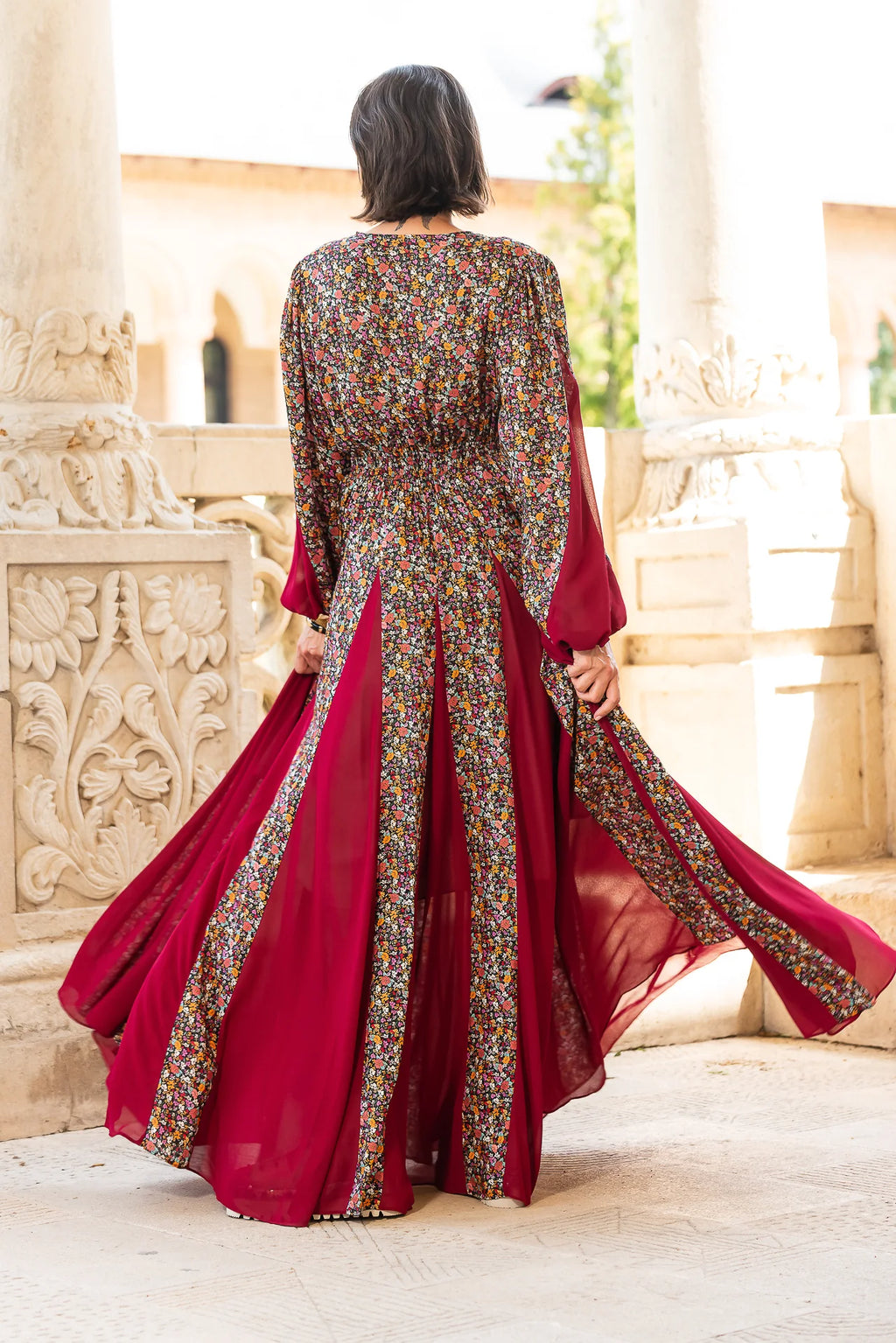 Rochie Statuara cu flori