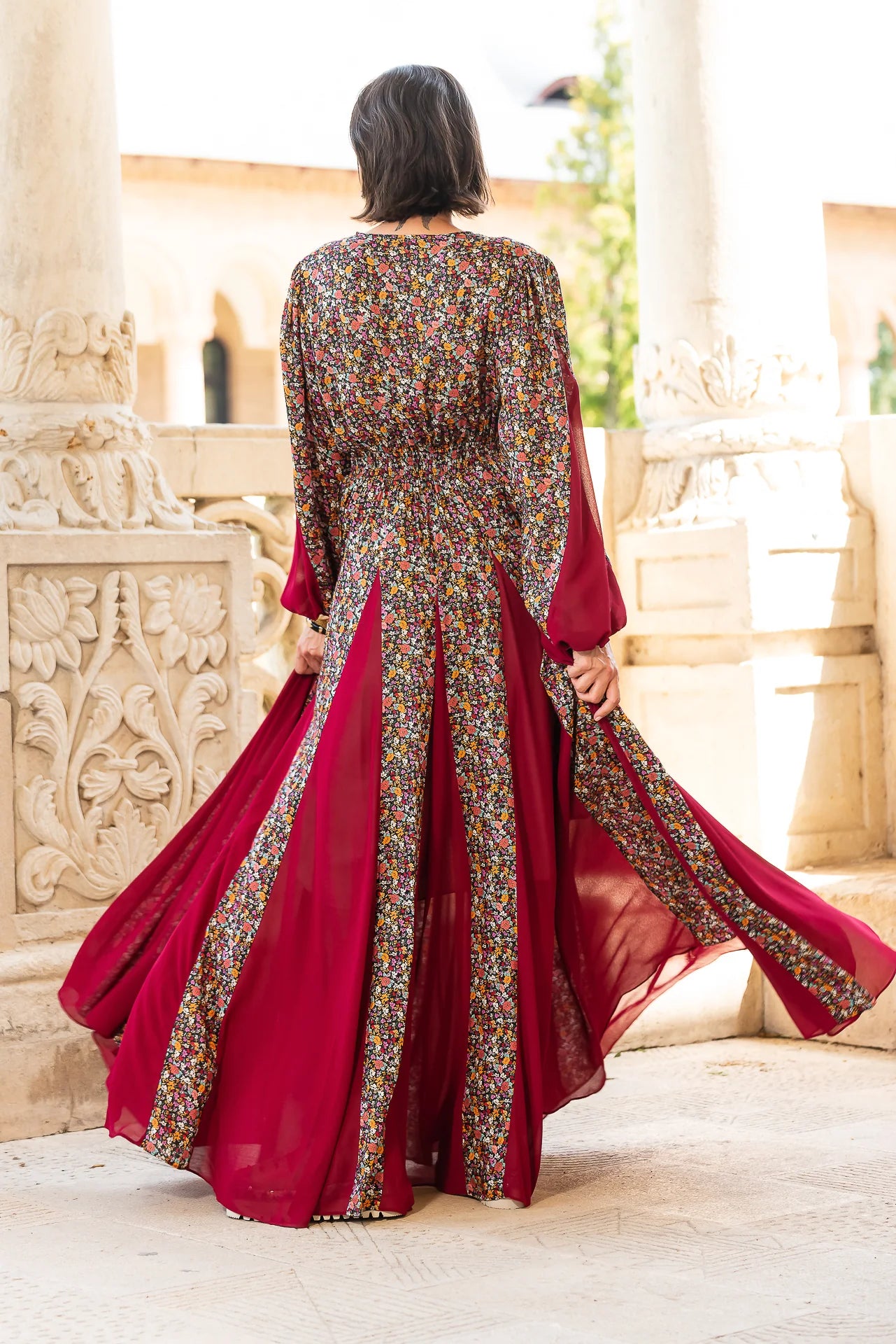 Rochie Statuara cu flori