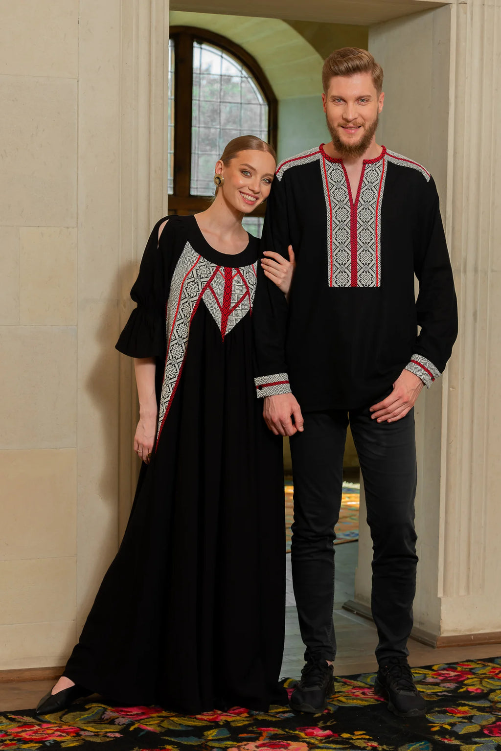 Camasa Barbateasca Traditionala Vladislav Cu Motive Populare