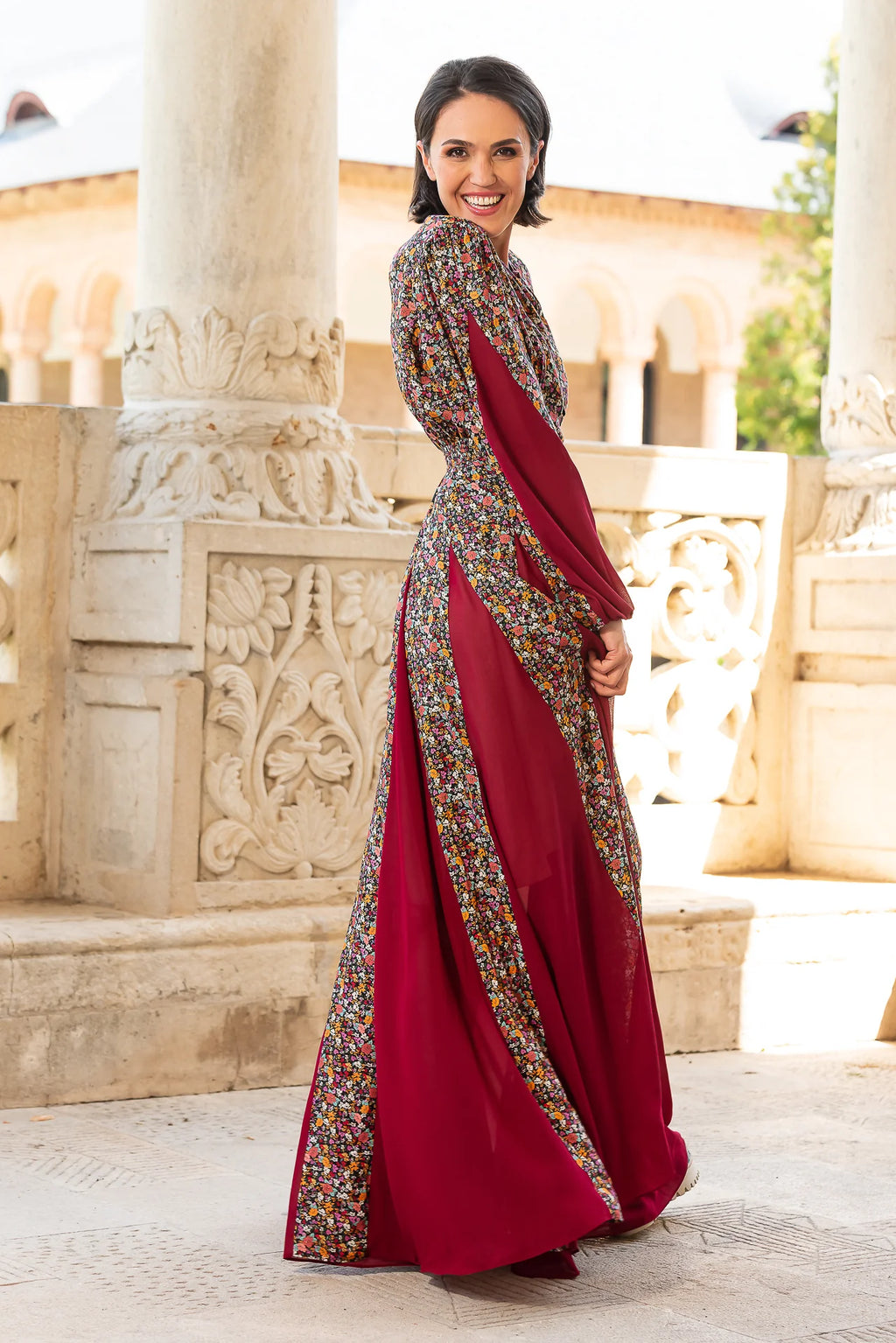 Rochie Statuara cu flori